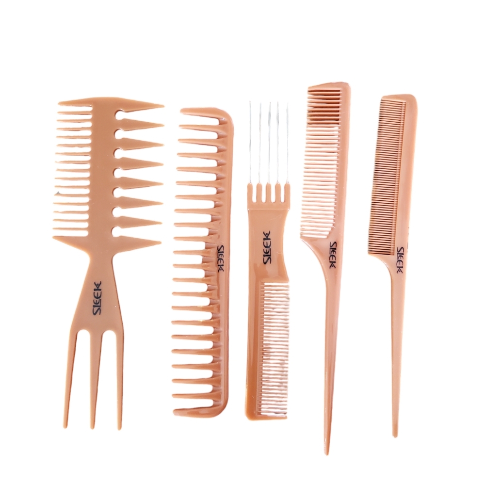 5pcs Sleek hair brushes